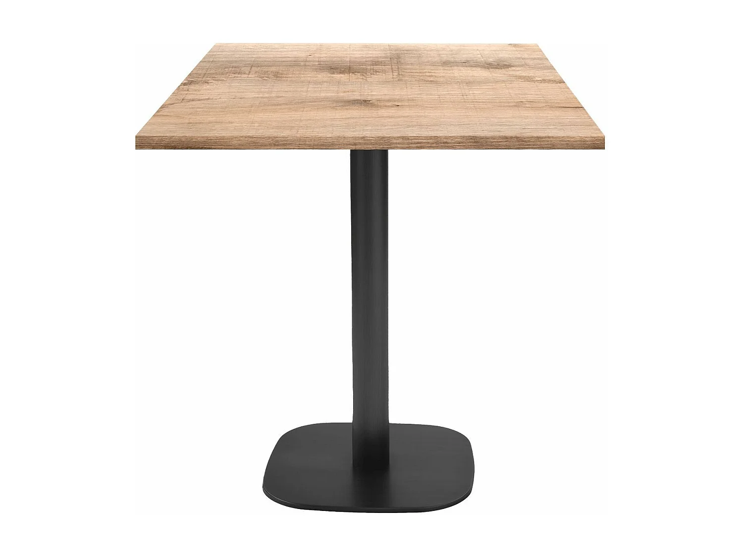 Table 70 x 70 cm - modèle Round bois tanin naturel