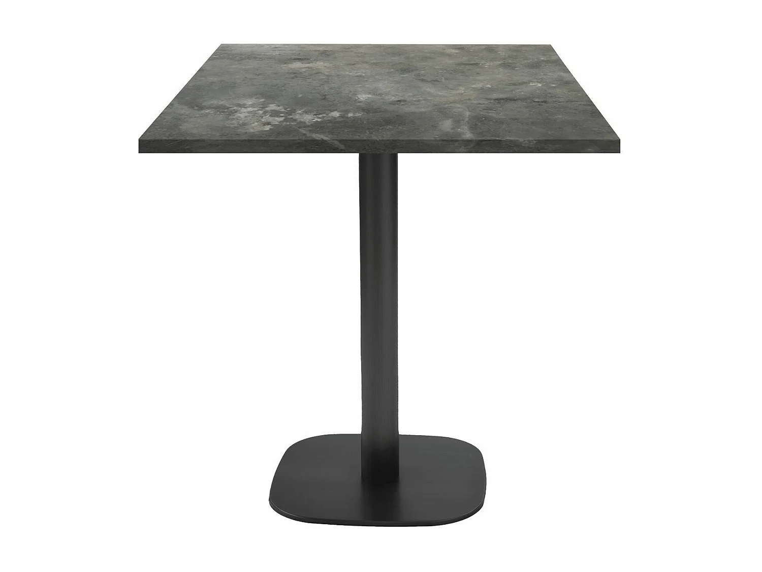 Table 70 x 70 cm - modèle Round pierre métallisée