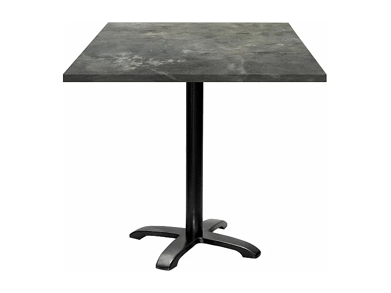 Table 70 x 70 cm - modèle Bazila pierre métallisée