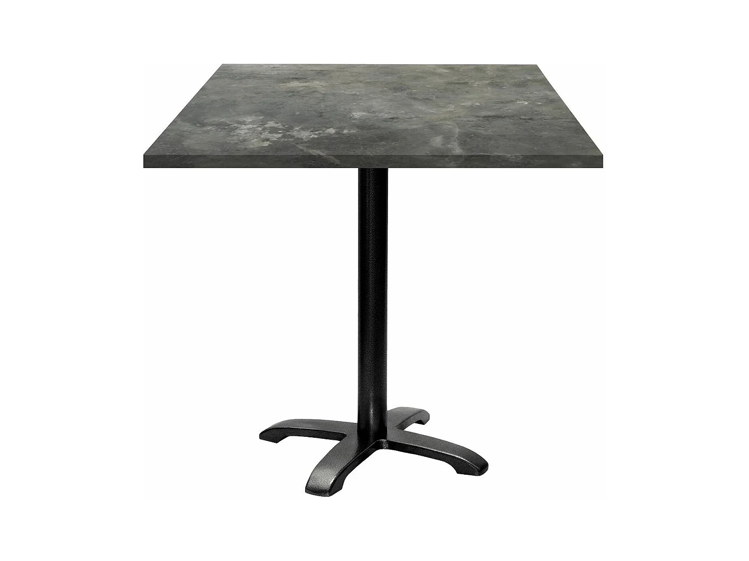 Table 70 x 70 cm - modèle Bazila pierre métallisée