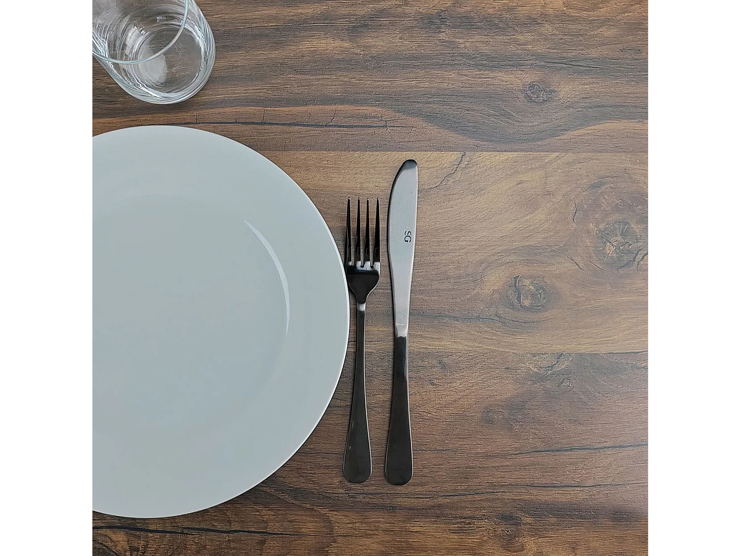 Table 70 x 70 cm - modèle Rome chêne hunton