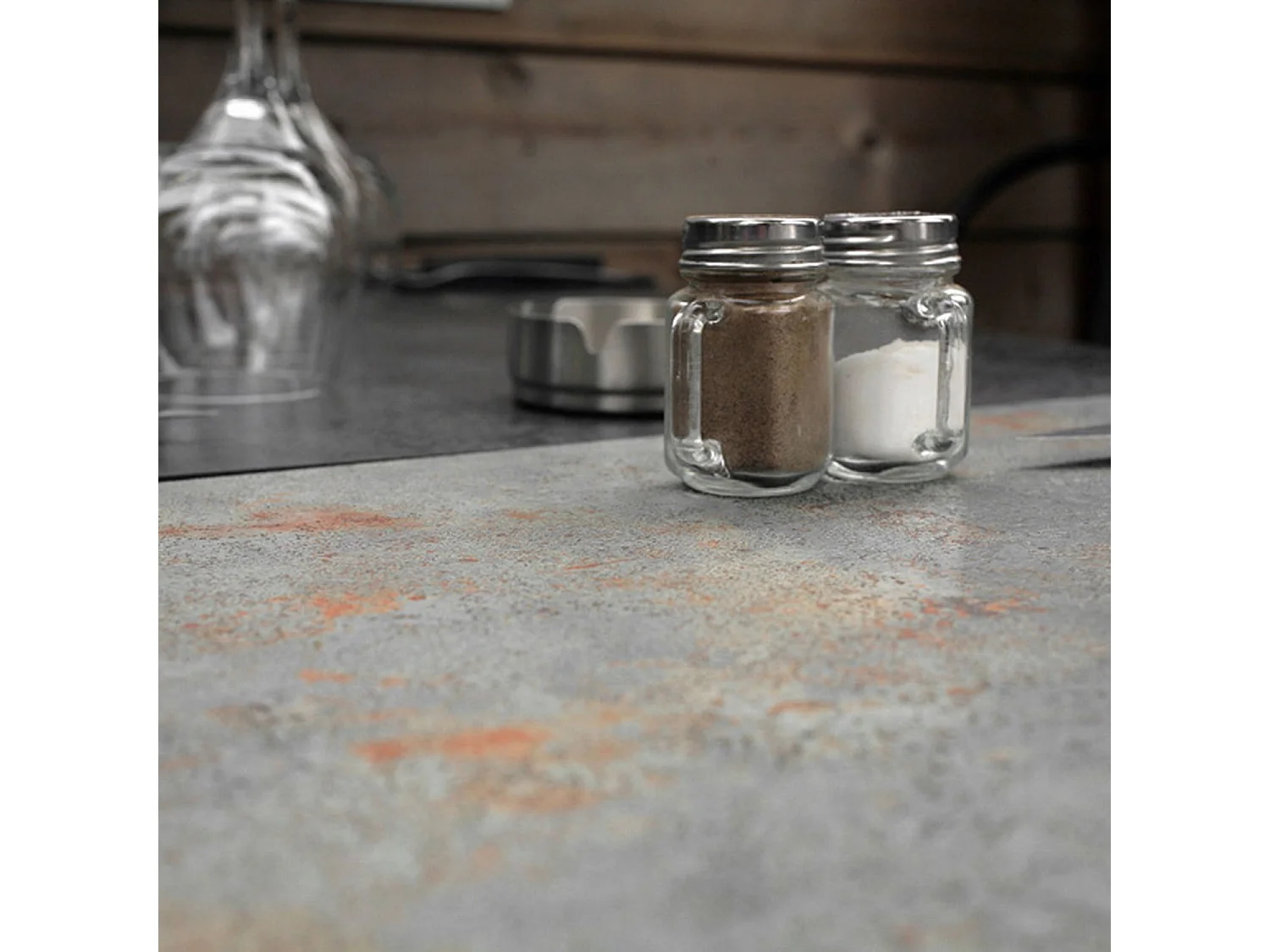 Table 120 x 70 cm - Bazila gris rouille