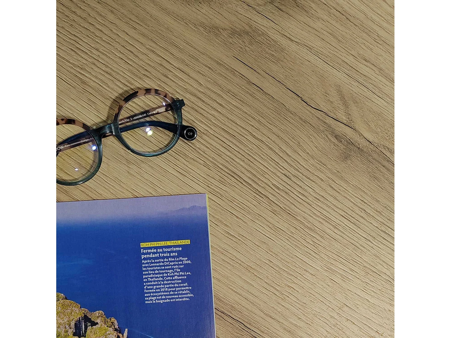 Table 120 x 70 cm - Round chêne delano