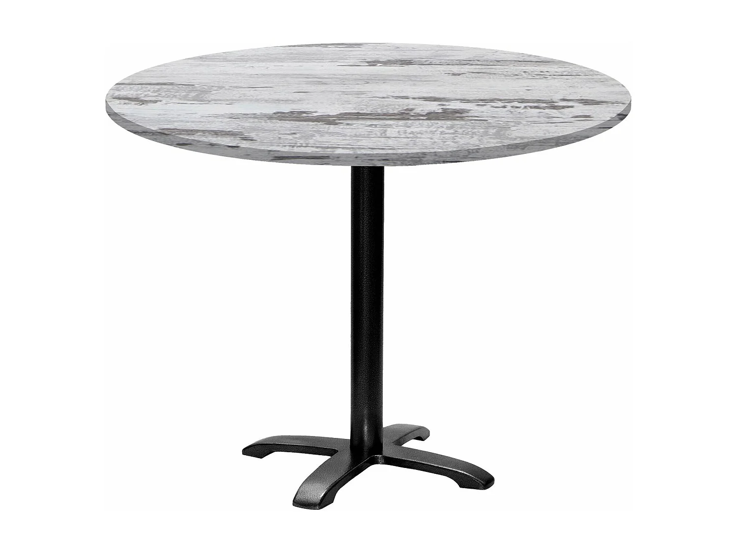 Table ronde Ø 110 cm - modèle Bazila chêne Islande