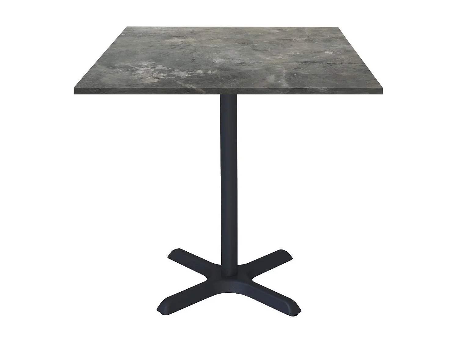 Table 70 x 70 cm - modèle Dina pierre métallisée