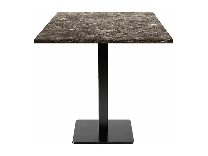 Table 70 x 70 cm - modèle Milan marbre indra