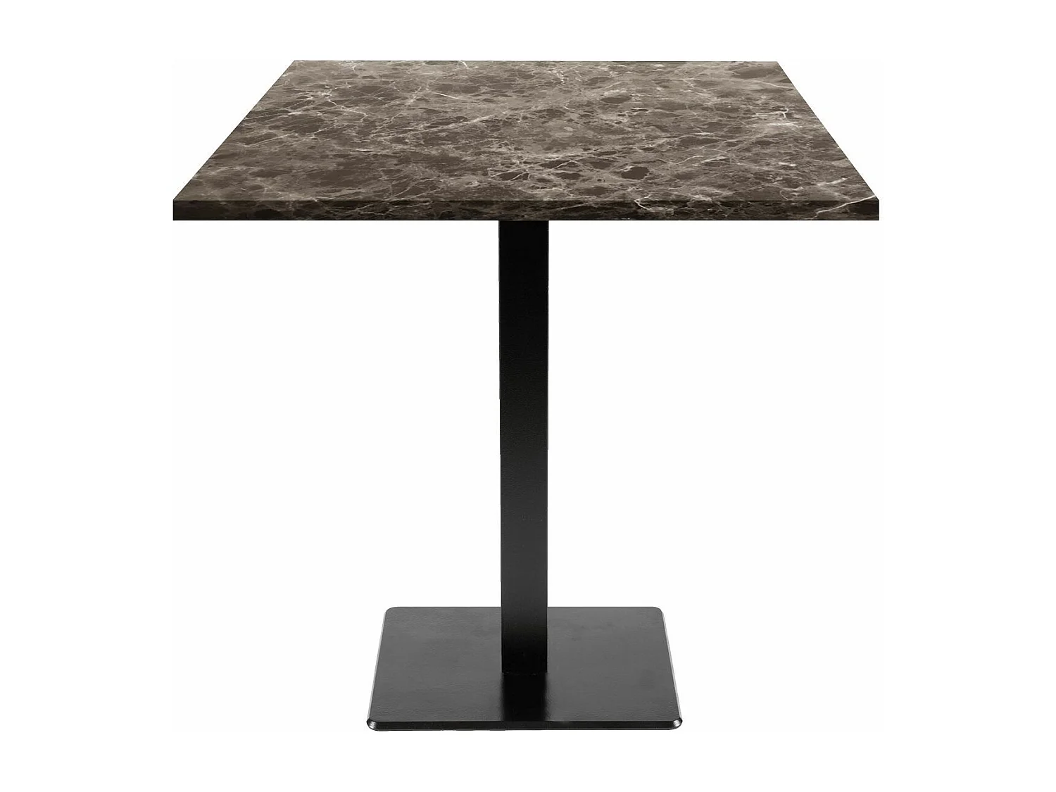 Table 70 x 70 cm - modèle Milan marbre indra