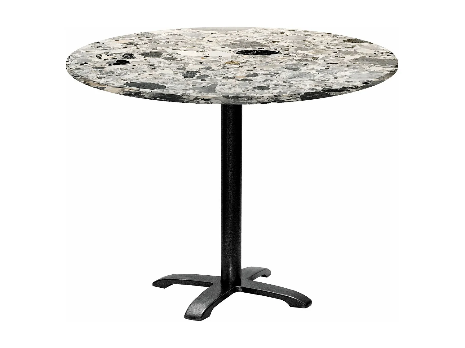 Table ronde Ø 110 cm - modèle Bazila terrazzo cepp