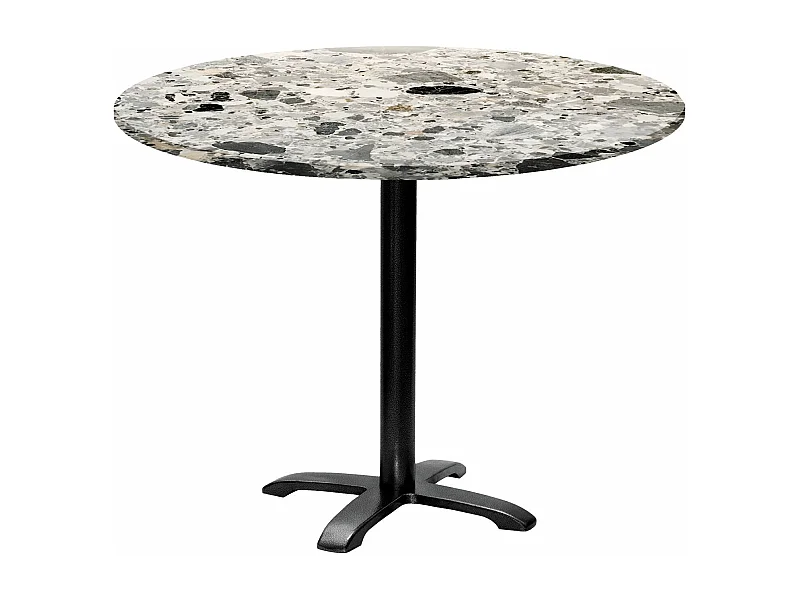 Table ronde Ø 110 cm - modèle Bazila terrazzo cepp