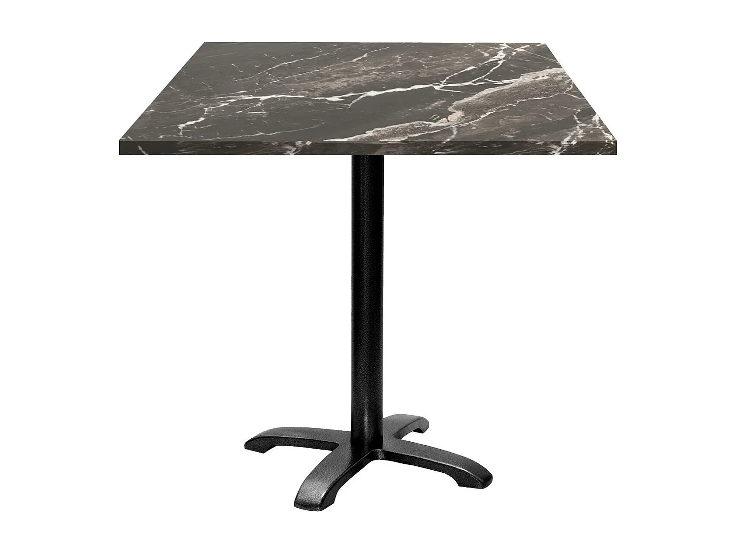 Table 70 x 70 cm - modèle Bazila marbre royal