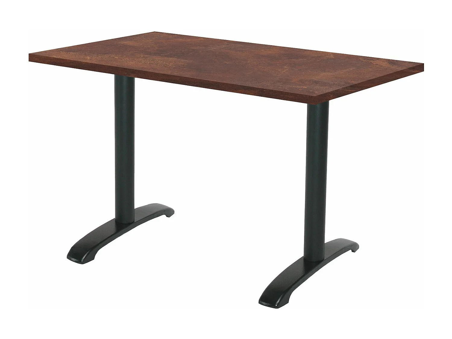 Table 120 x 70 cm - Bazila rouille roc