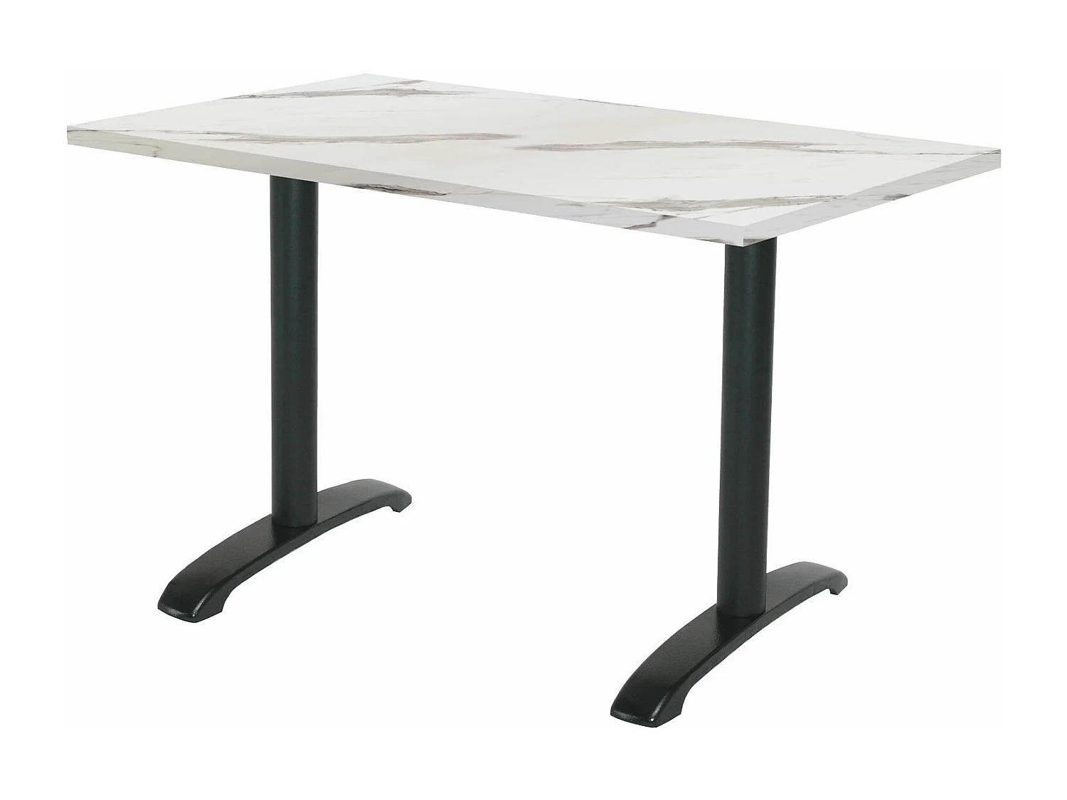 Table 120 x 70 cm - Bazila marbre blanc