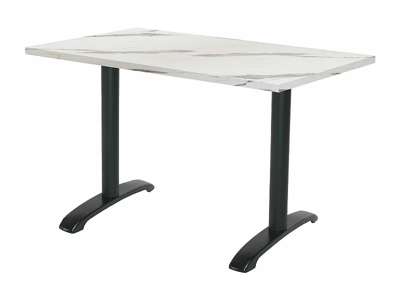 Table 120 x 70 cm - Bazila marbre blanc