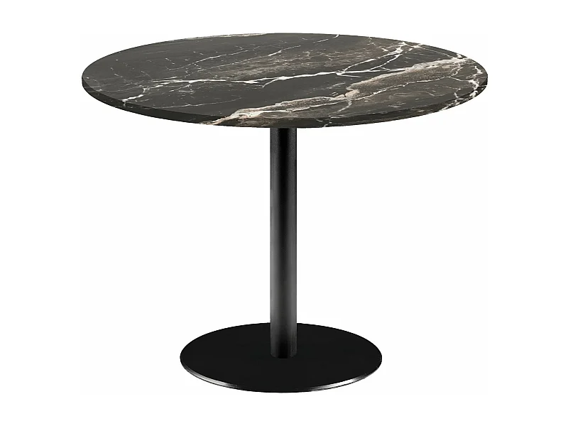 Table ronde Ø 120 cm - modèle Rome marbre royal