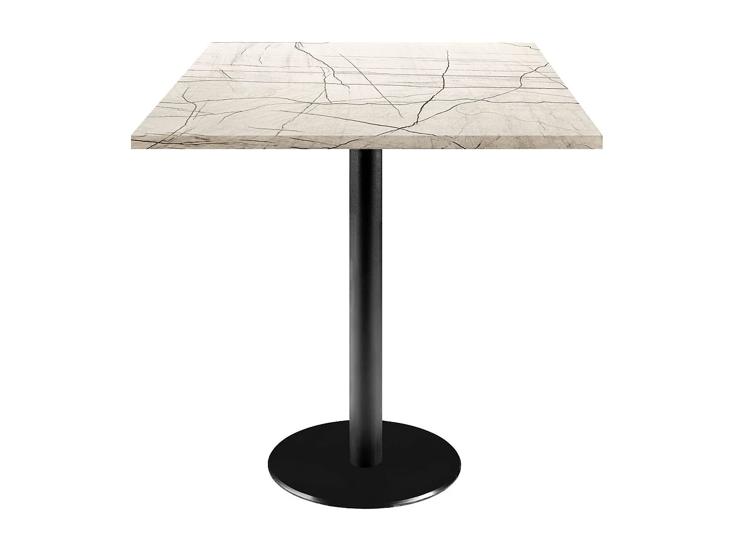 Table 70 x 70 cm - modèle Rome marbre maia
