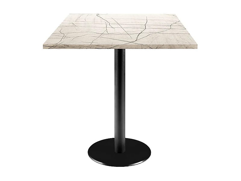 Table 70 x 70 cm - modèle Rome marbre maia