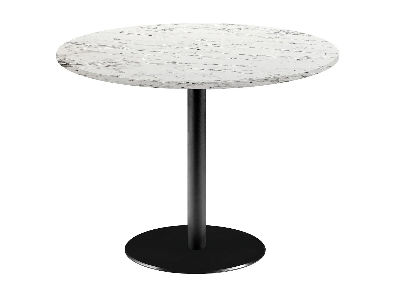 Table ronde Ø 120 cm - modèle Rome marbre calacata