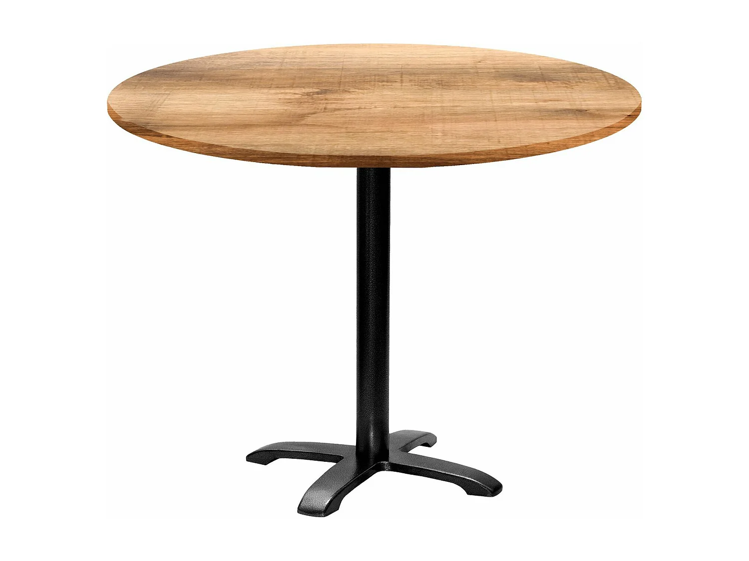 Table ronde Ø 110 cm - modèle Bazila tanin clair