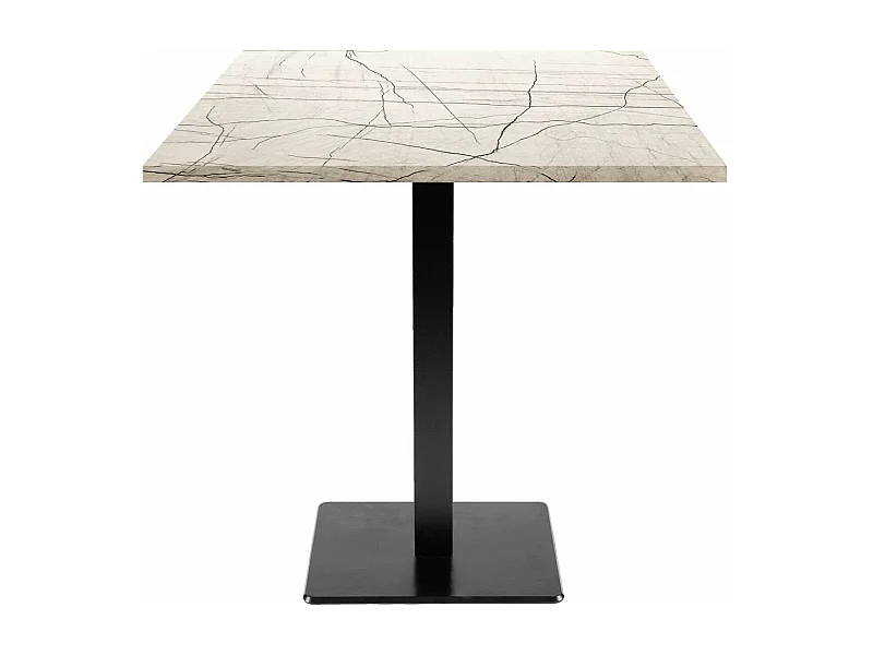 Table 70 x 70 cm - modèle Milan marbre maia
