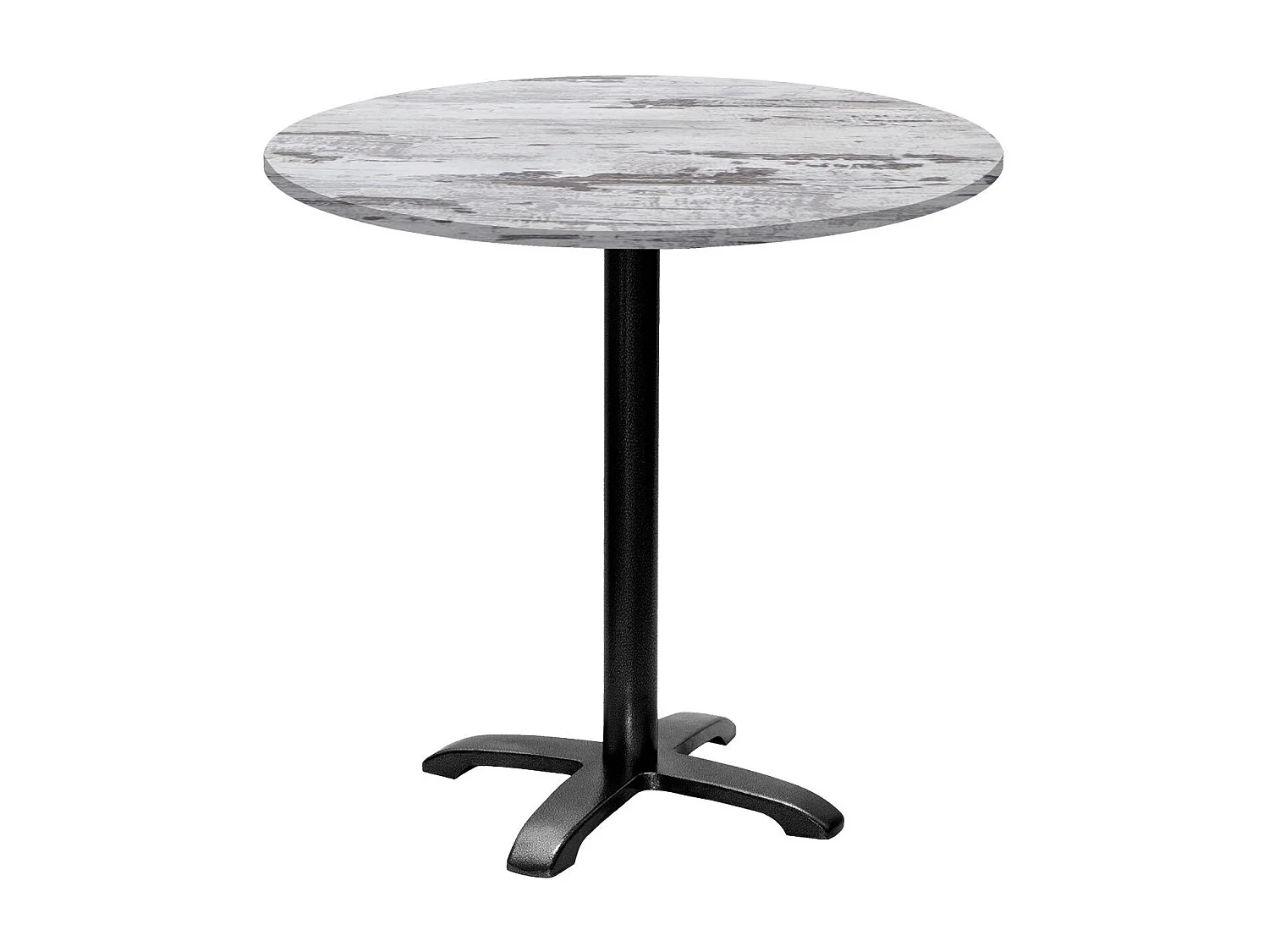 Table ronde Ø 80 cm - modèle Bazila chêne Islande
