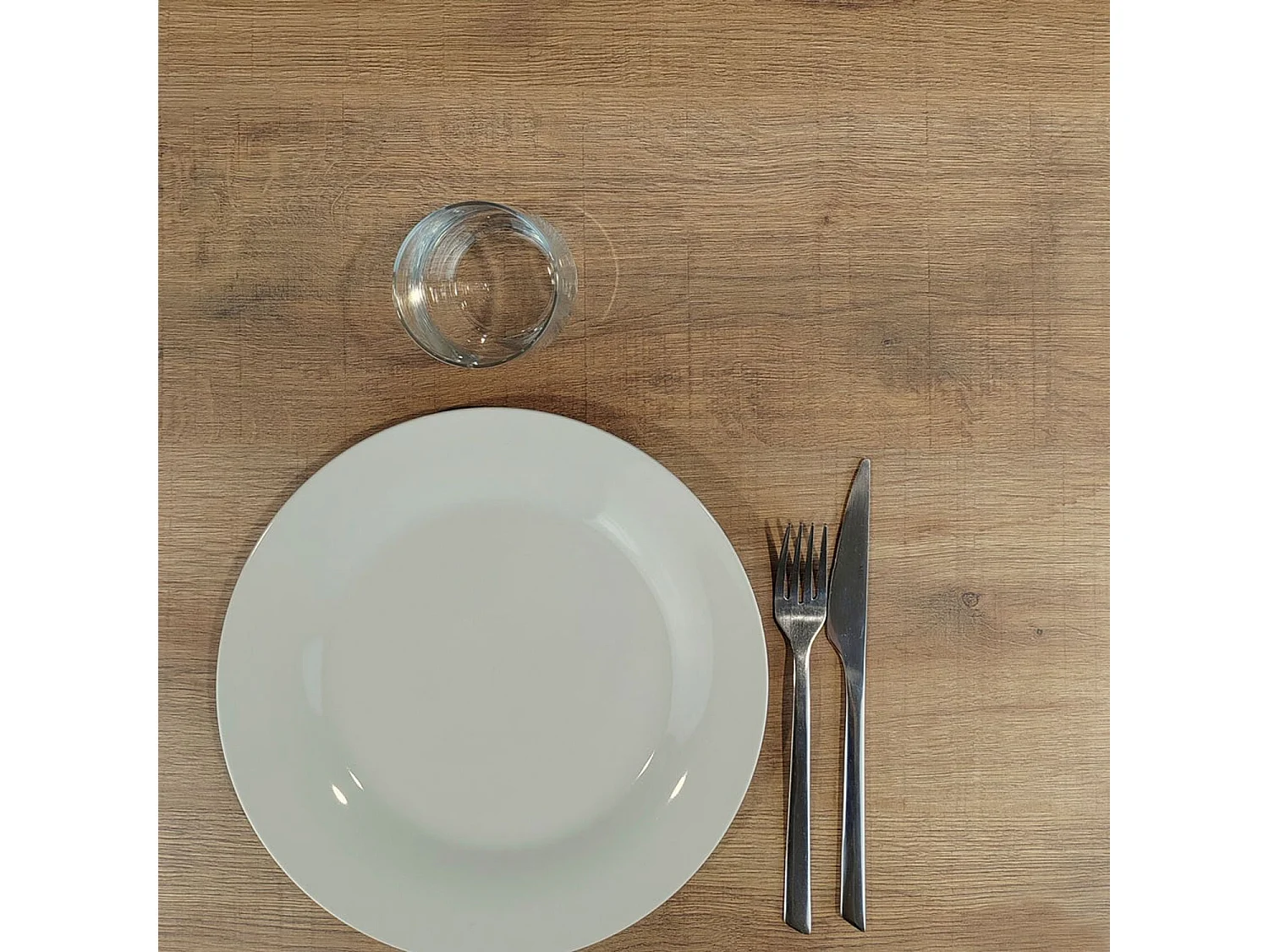 Table ronde Ø 80 cm - modèle Bazila tanin clair