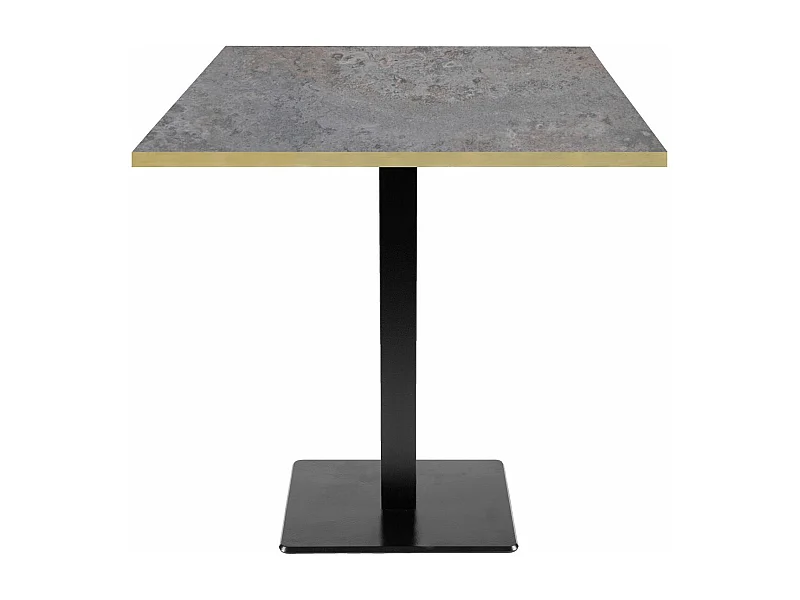 Table 70 x 70 cm - modèle Milan caldeira chants laiton