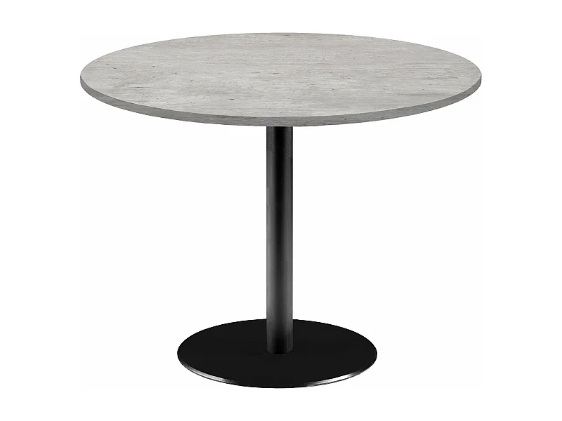 Table ronde Ø 120 cm - modèle Rome béton naturel