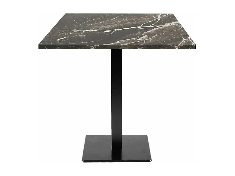Table 70 x 70 cm - modèle Milan marbre royal