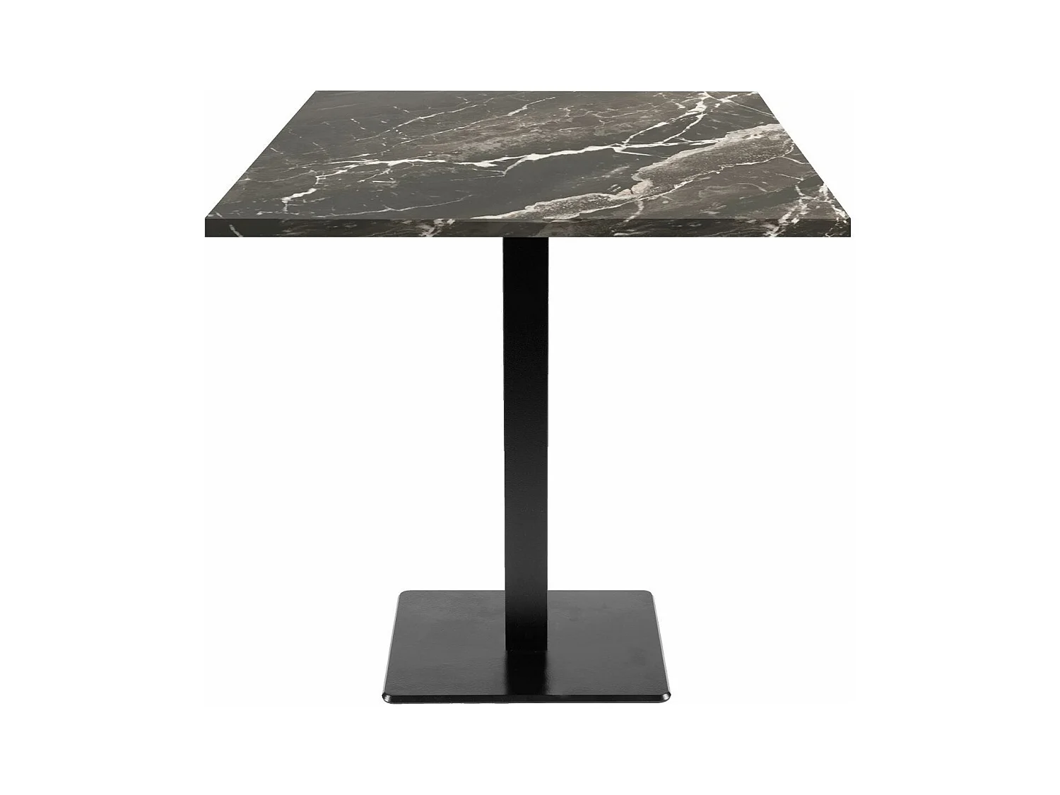 Table 70 x 70 cm - modèle Milan marbre royal