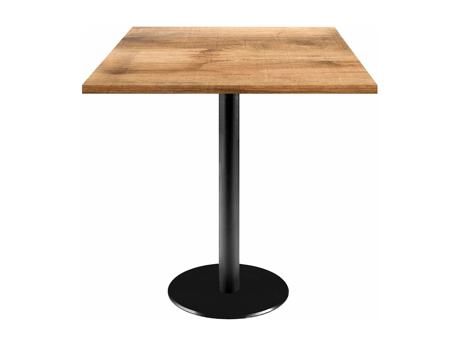 Table 70 x 70 cm - modèle Rome bois tanin clair