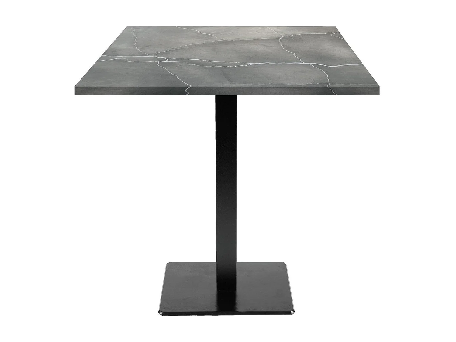 Table 70 x 70 cm - modèle Milan lune bleue