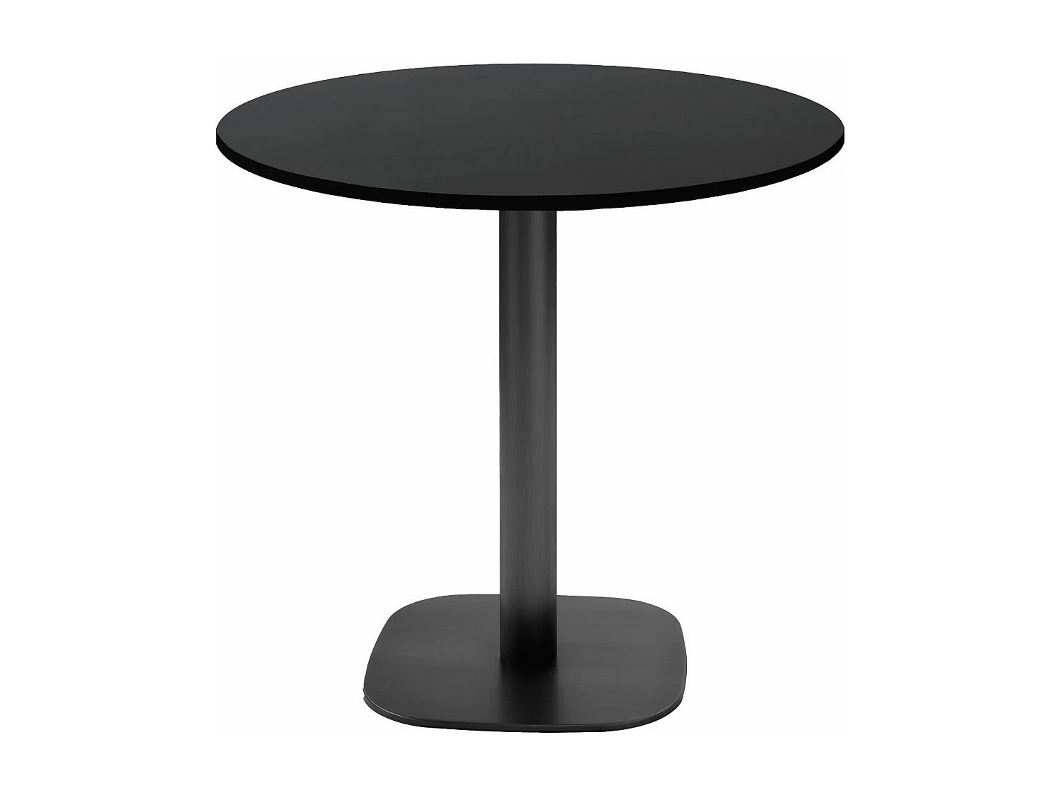 Table ronde Ø 70 cm - modèle Round noir