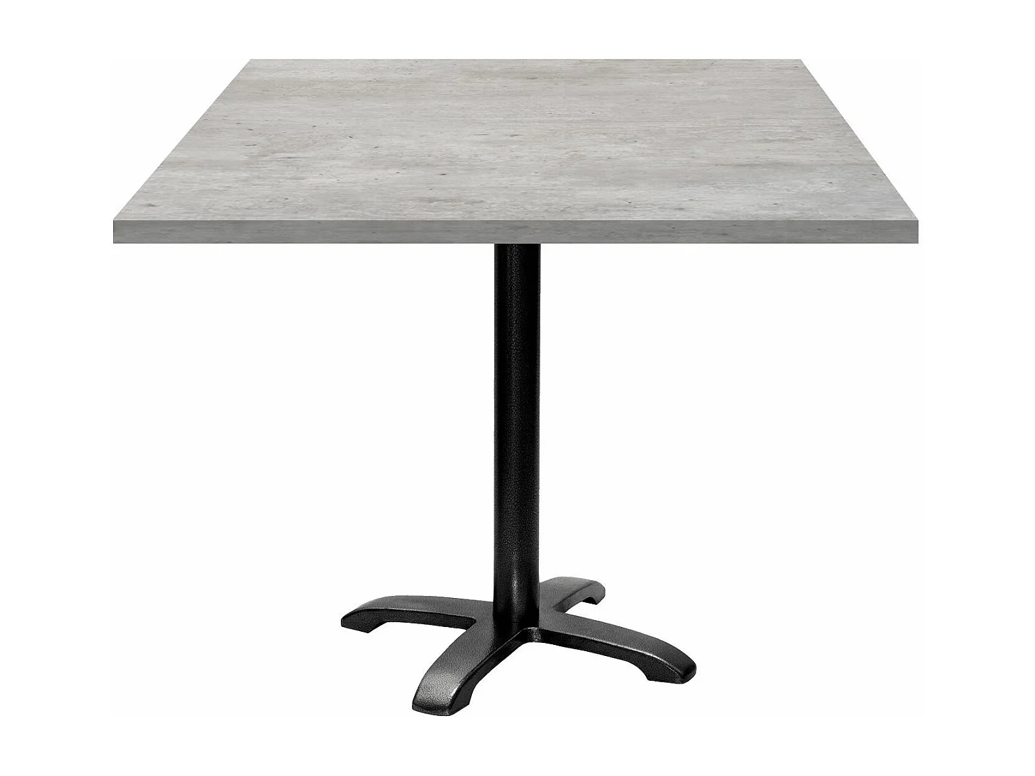 Table 90 x 90 cm - modèle Bazila béton naturel