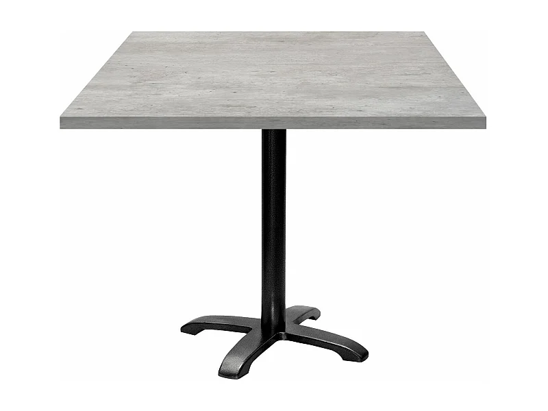 Table 90 x 90 cm - modèle Bazila béton naturel