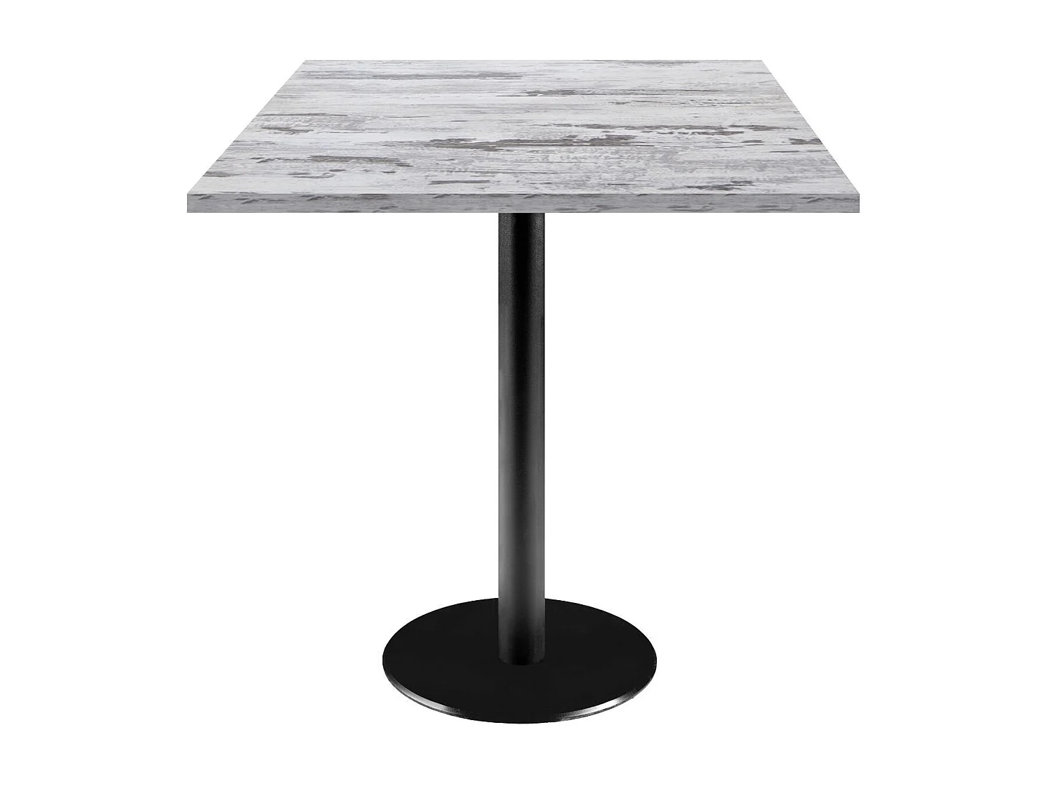 Table 70 x 70 cm - modèle Rome chêne d'Islande
