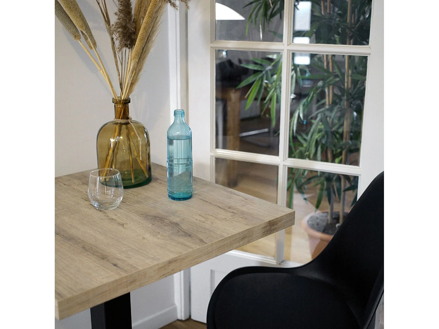 Table ronde Ø 70 cm - modèle Round bois tanin naturel