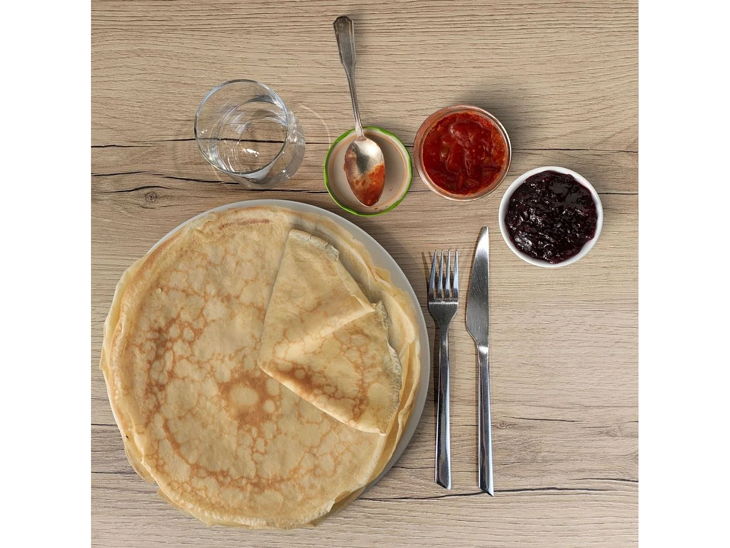 Table 90 x 90 cm - modèle Bazila chêne delano