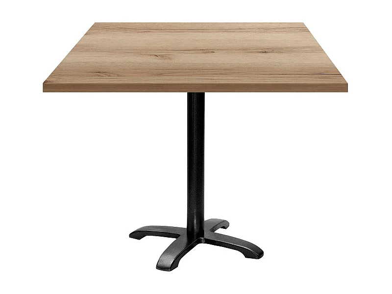 Table 90 x 90 cm - modèle Bazila chêne delano