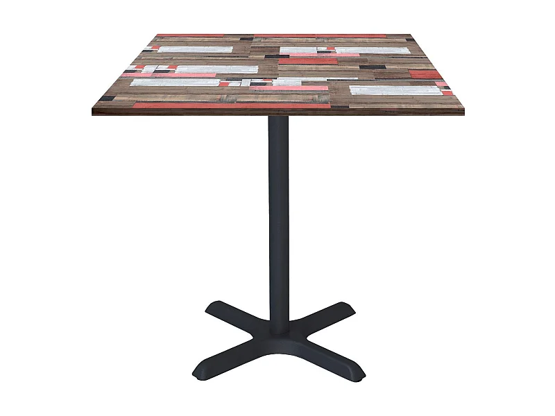 Table 70 x 70 cm - modèle Dina bois redden wood