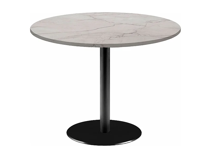 Table ronde Ø 120 cm - modèle Rome marbre yule