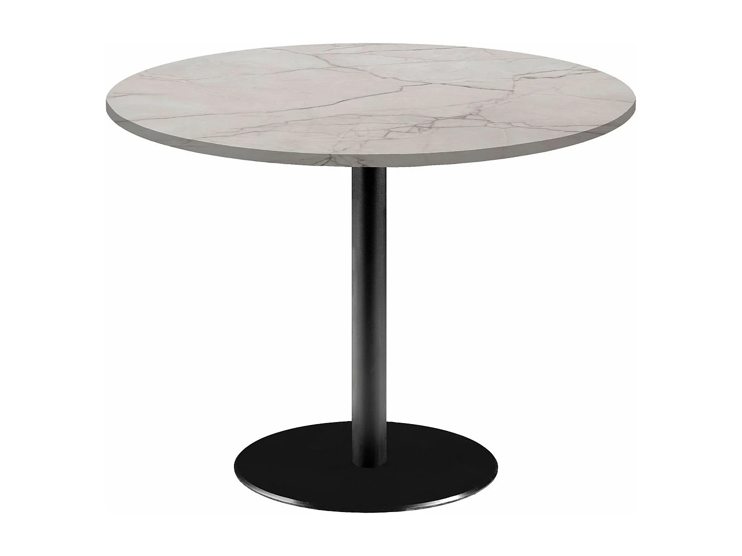 Table ronde Ø 120 cm - modèle Rome marbre yule