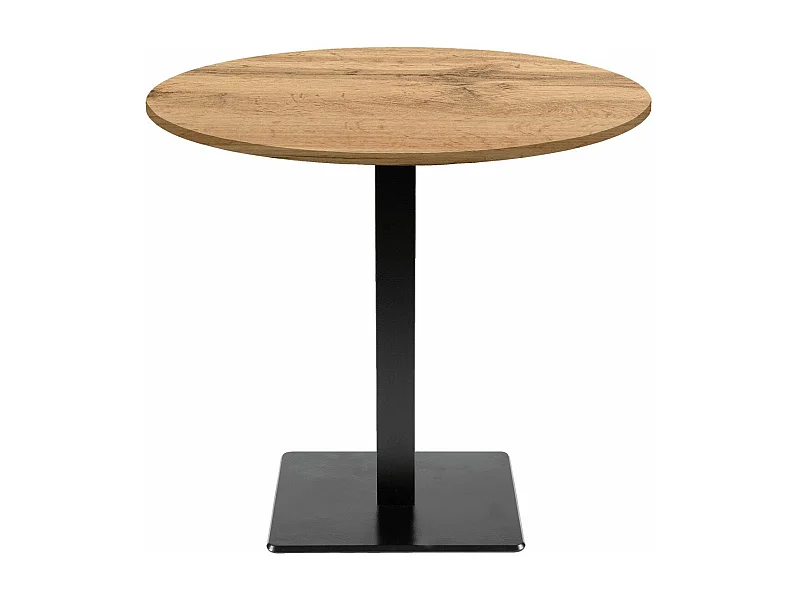 Table ronde Ø 70 cm - modèle Milan chêne armor