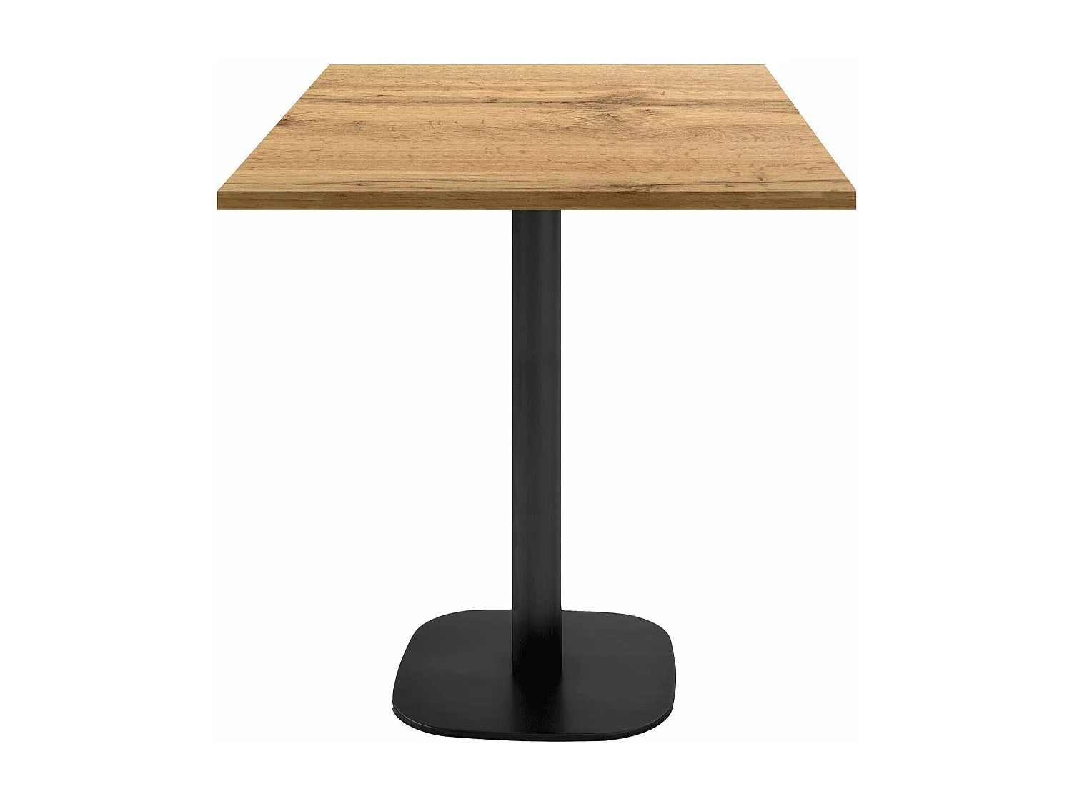 Table 70 x 70 cm - modèle Round snack chêne armor