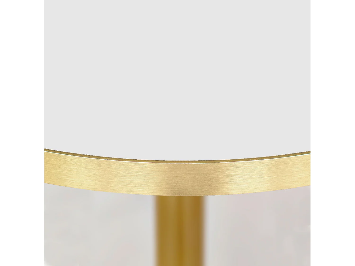 Table ronde Ø 120 cm Rome bistrot blanche