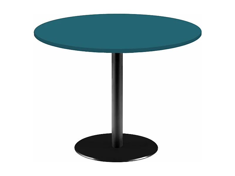 Table ronde Ø 120 cm - modèle Rome bleu de prusse
