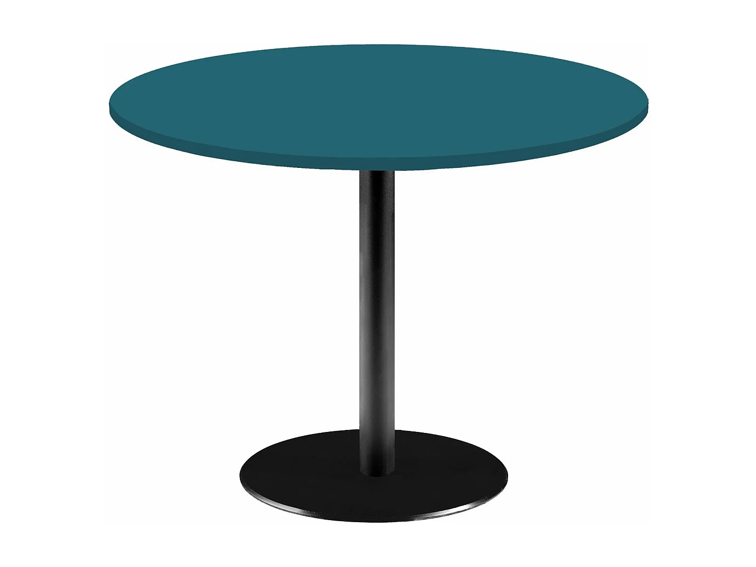 Table ronde Ø 120 cm - modèle Rome bleu de prusse