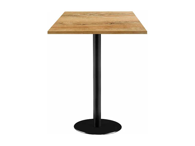 Mesa alta 60 x 60 cm - modelo Roma roble esloveno