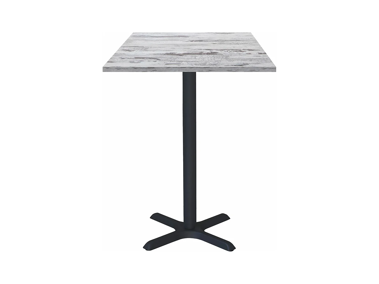 Mange-debout 60 x 60 cm - modèle Dina chêne d'Islande
