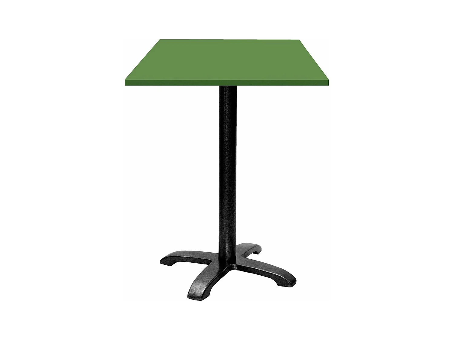 Mange-debout 60 x 60 cm - modèle Bazila vert