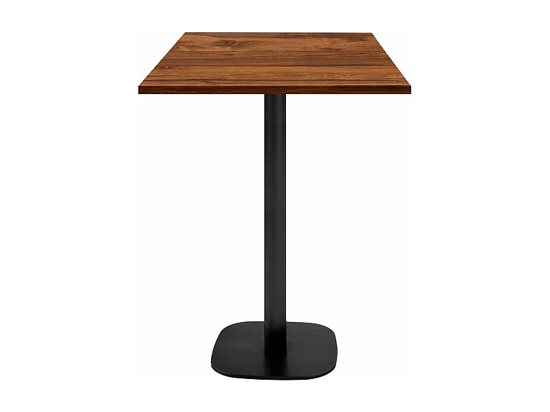 Mesa alta 60 x 60 cm - Modelo redonda roble Hunton